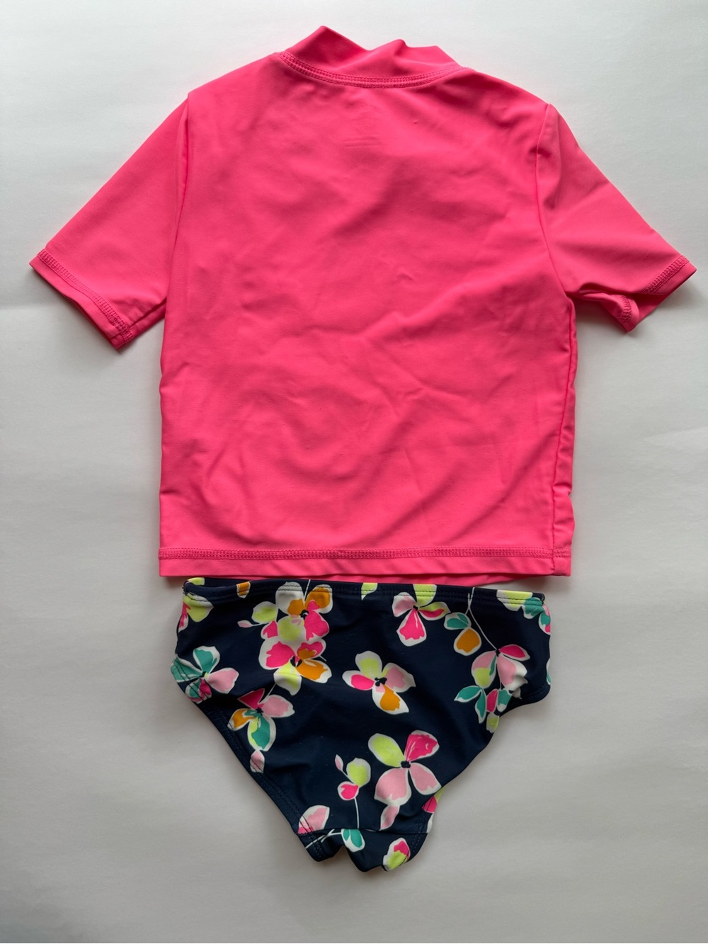 Carter's Pink Mermaid Rash Guard Swim Set - Picture 2 of 5